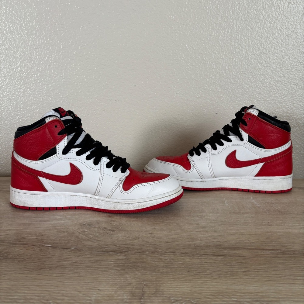 Nike Air Jordan 1 Retro‎ High OG Heritage Red White Black 555088-161 Kids
